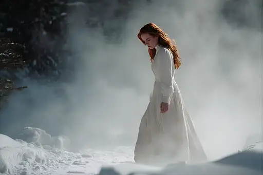 Beautiful Fiery Redhead Landscape