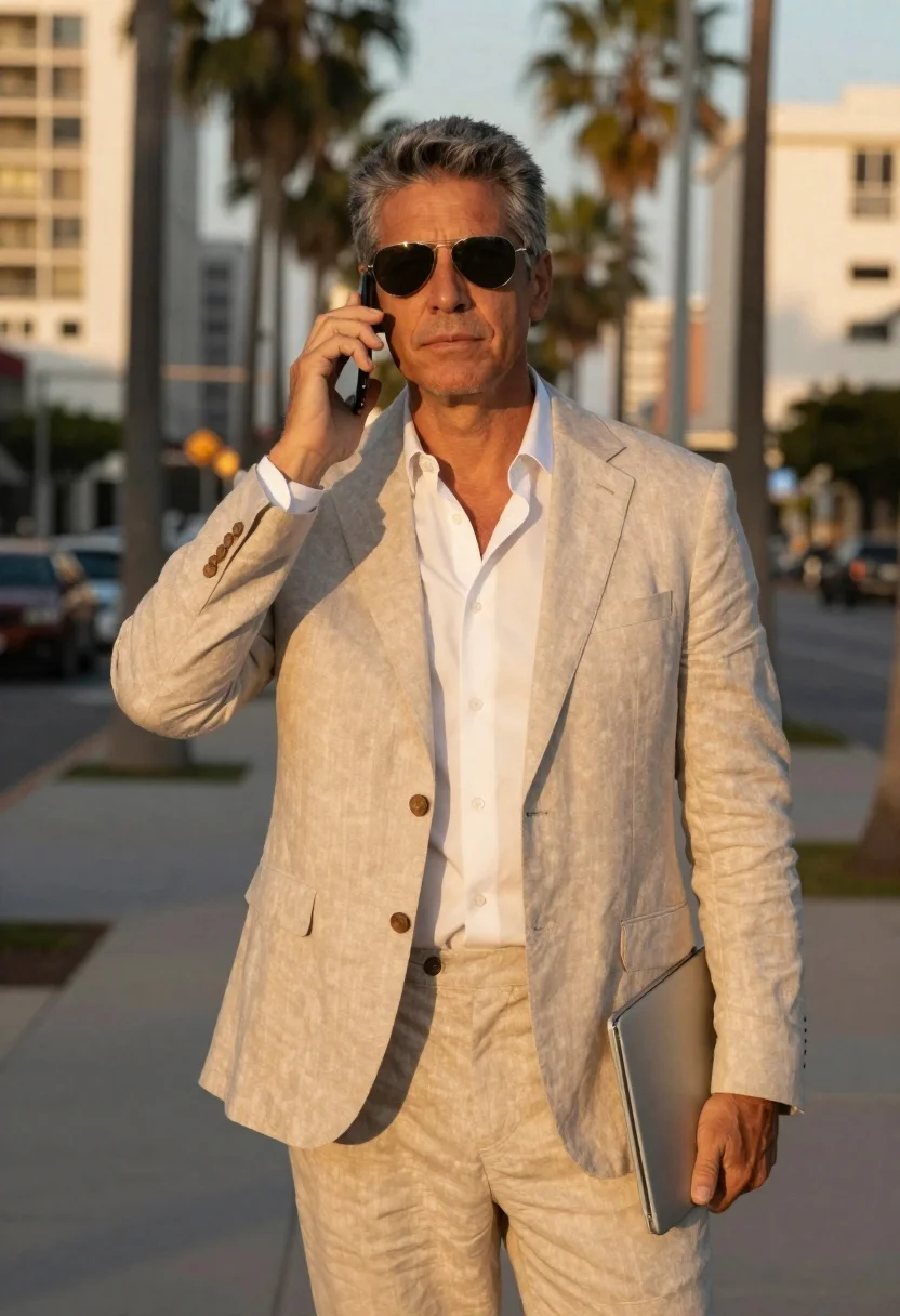 Candid Outdoor Portrait Middle-aged Man Professional Setting Subject Middle-aged Man reference photo