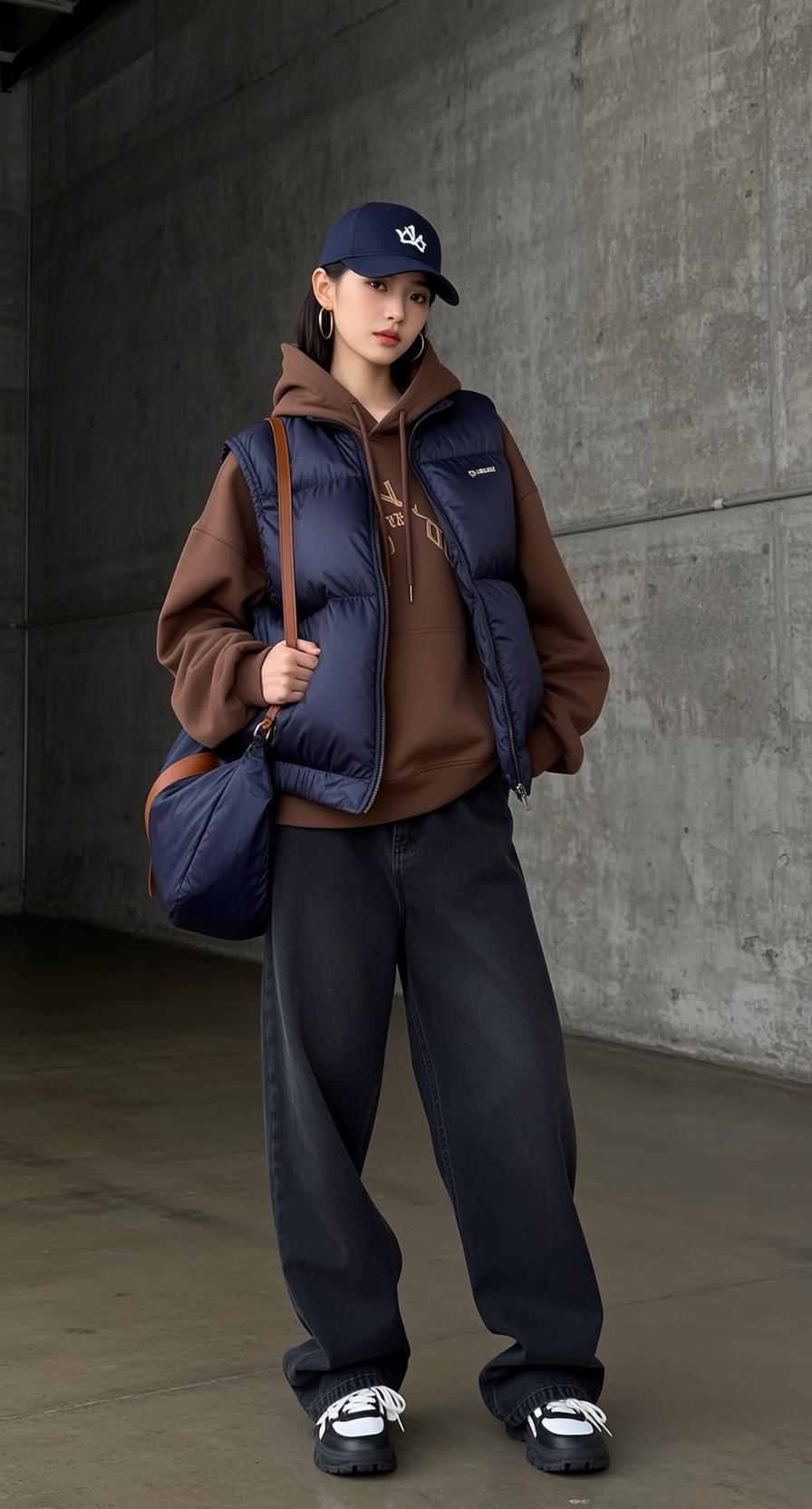 Urban Alley Street Style Hoodie Vest