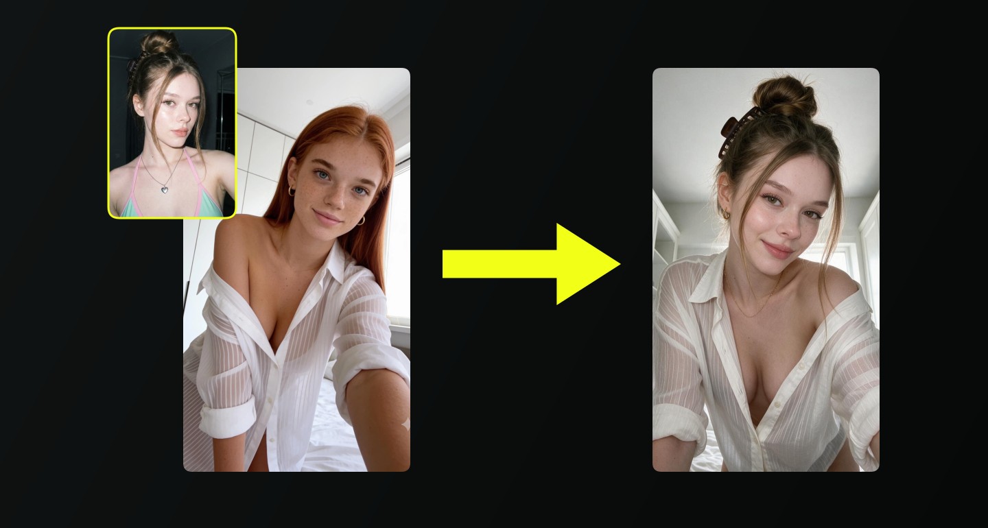 Mila remix walkthrough for White Shirt Bedroom Closet Selfie