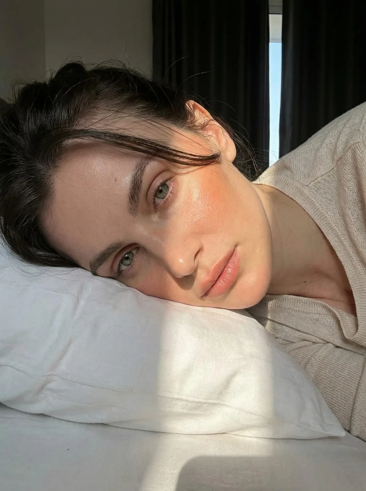 Makeup In Bedroom Portrait