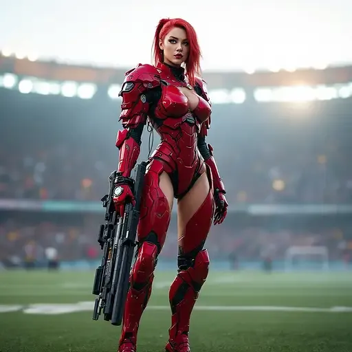 Gorgeous Cyborg Portrait