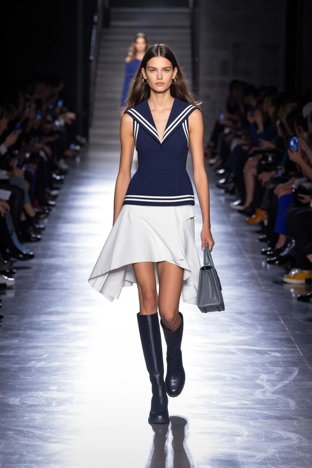 Earrings In A Fashion Runway
