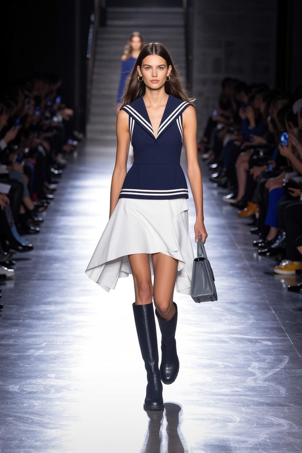Walking Fashion Runway Spotlight