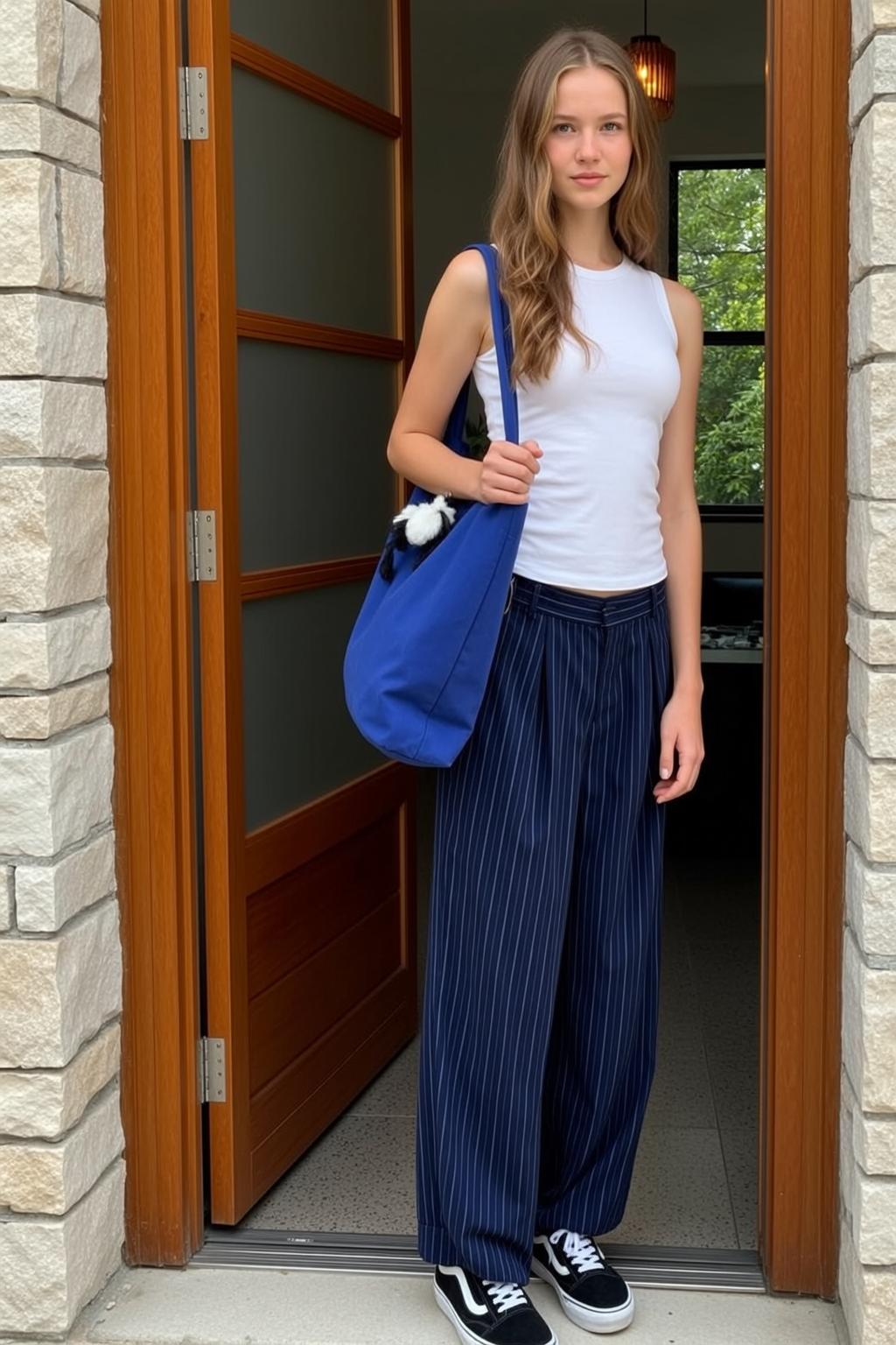 Casual Young Long Wavy Light Brown Fair