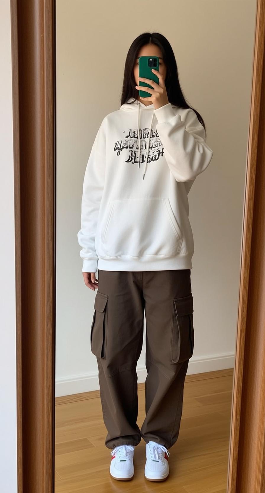Skater Young Long Dark Straight Fair White