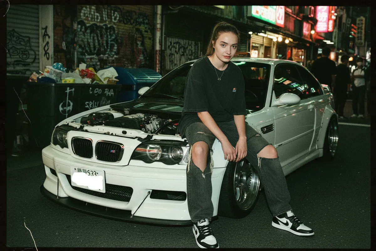 Grunge Bmw Gtr Portrait