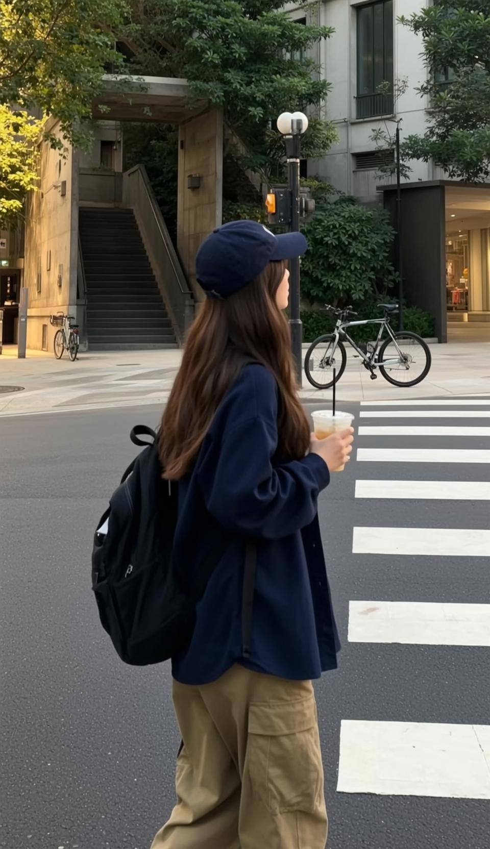 Sweatshirt Crosswalk Coffee Run