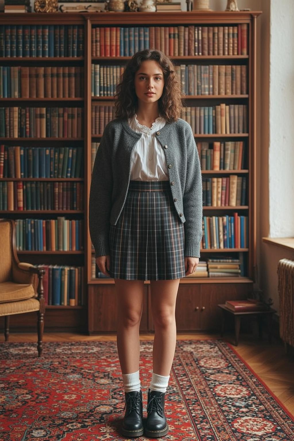 Autumn Young Curly Brown Hair Fair Skin