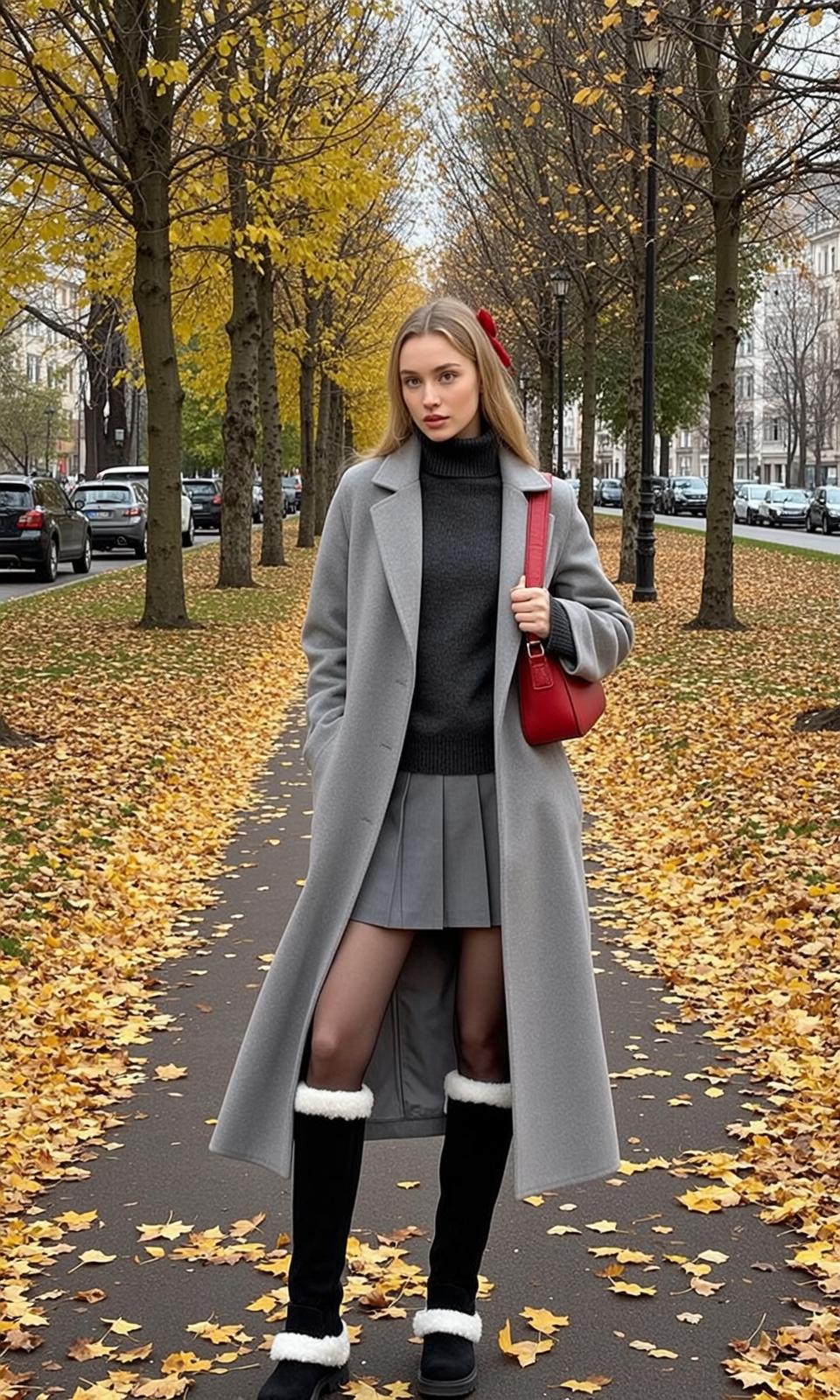 Grey Coat Autumn Walk