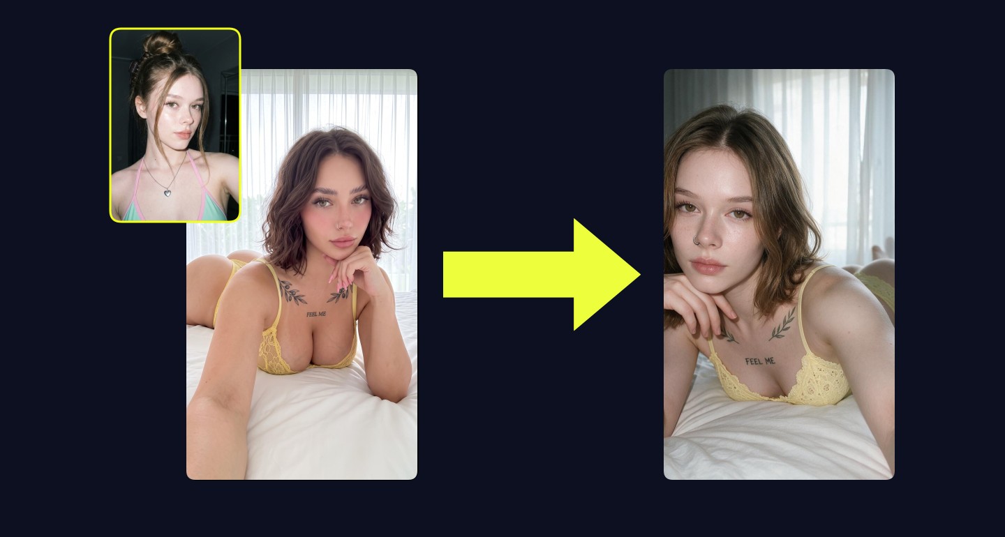 Mila remix walkthrough for Pale Yellow Bralette White Bed Selfie