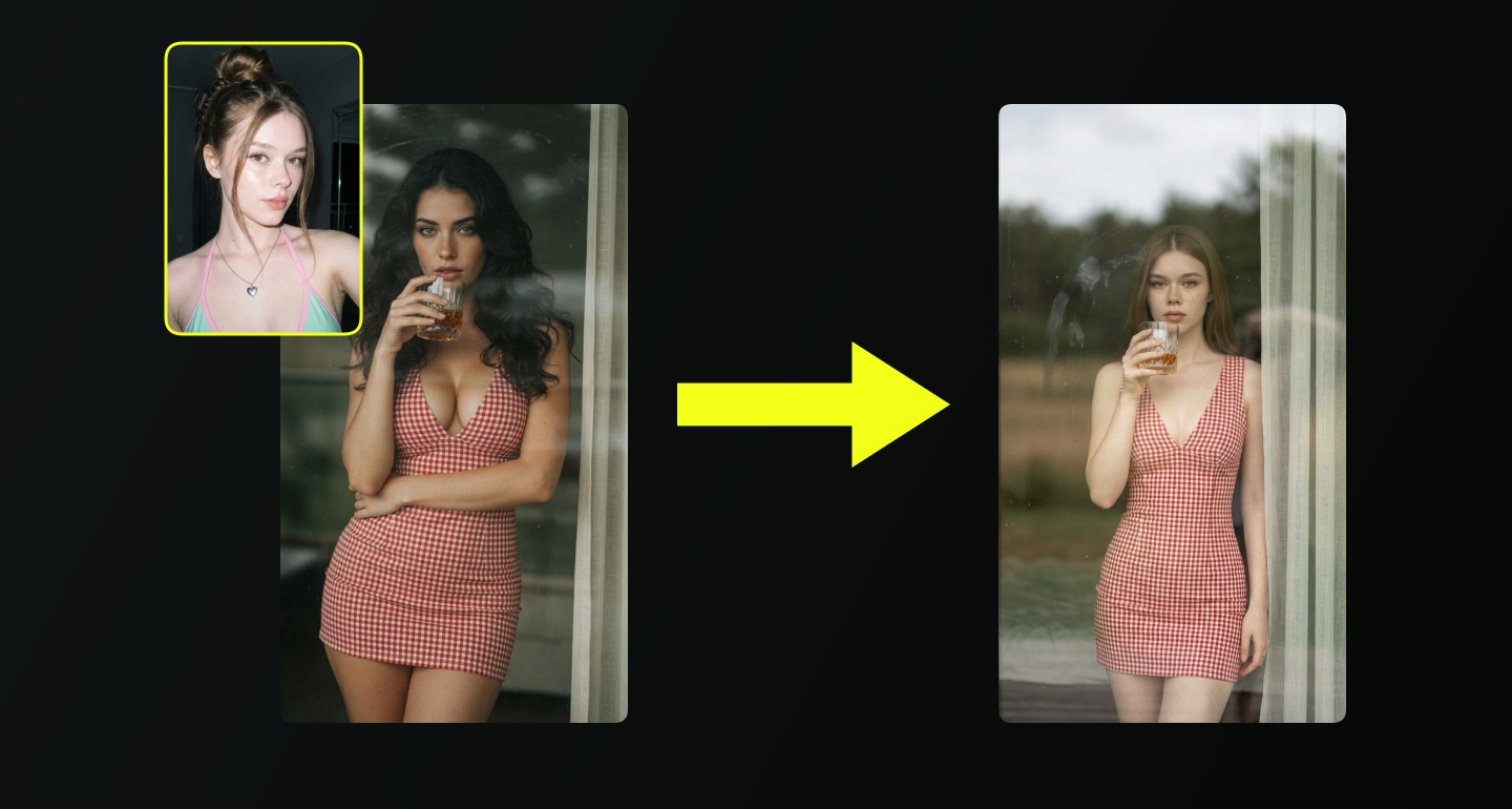 Mila remix walkthrough for Gingham Dress By Smudged Glass Window