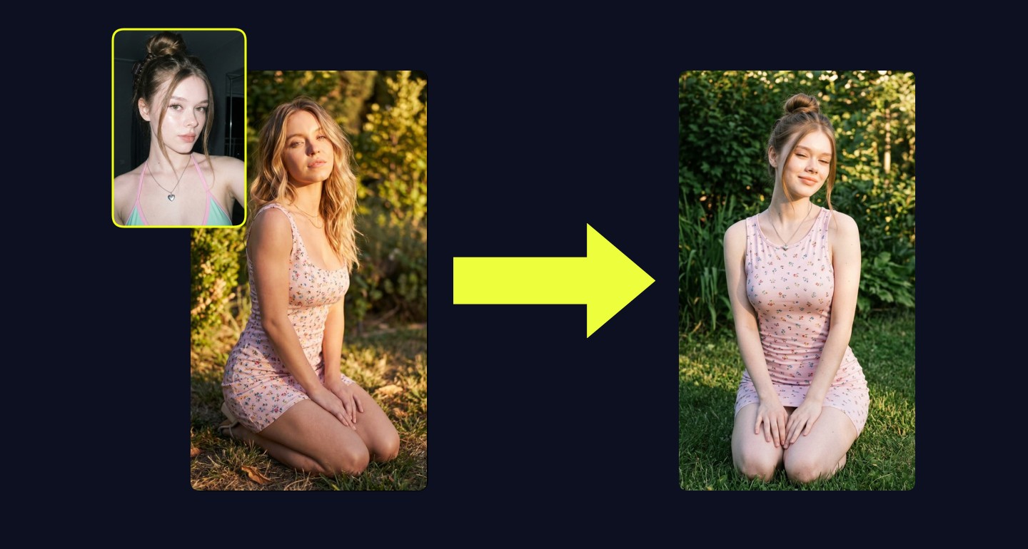 Mila remix walkthrough for Kneeling Grass Soft Sunlight Relaxed Pose