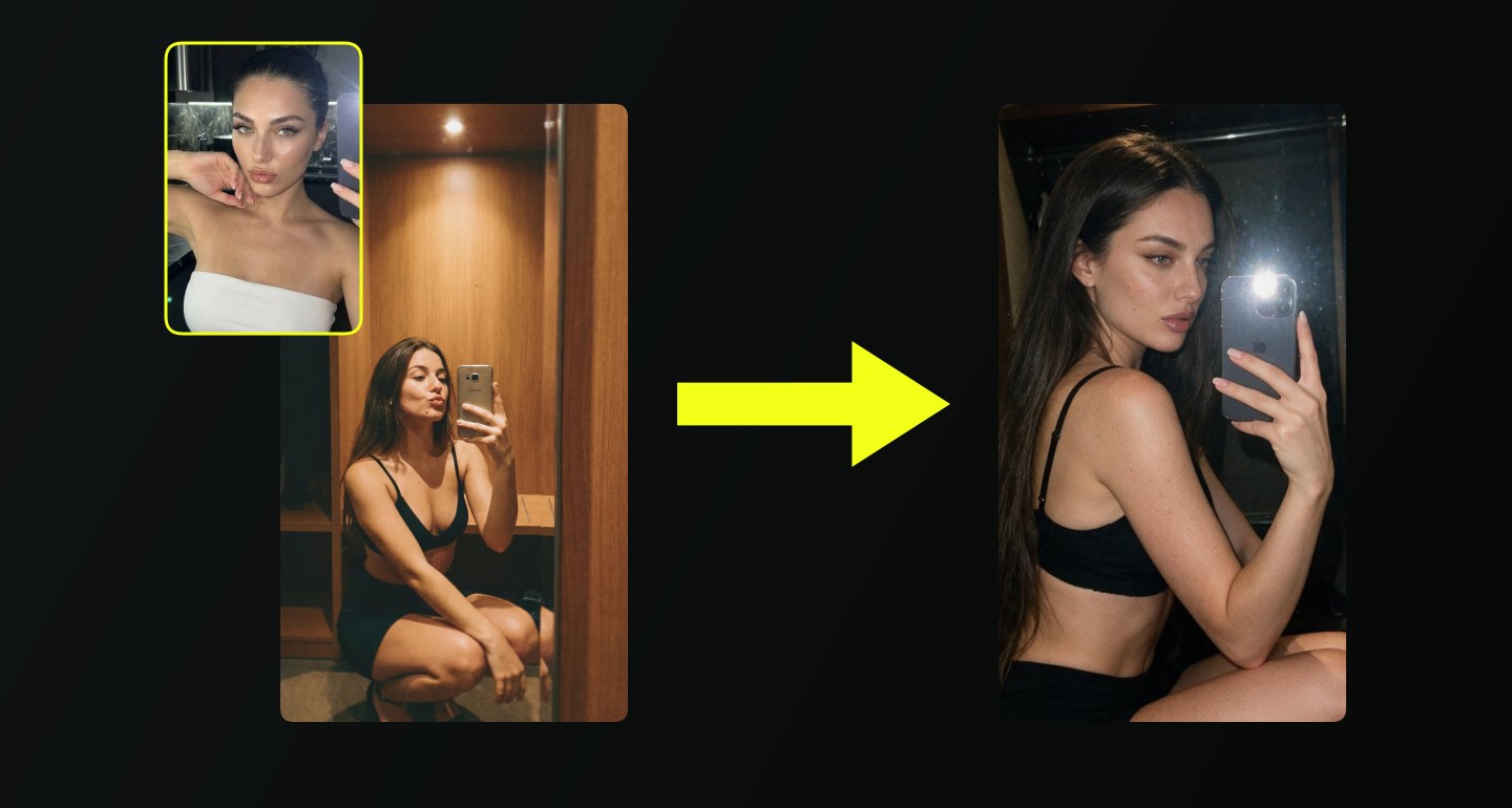 Lily remix walkthrough for Young Woman Closet Mirror Selfie