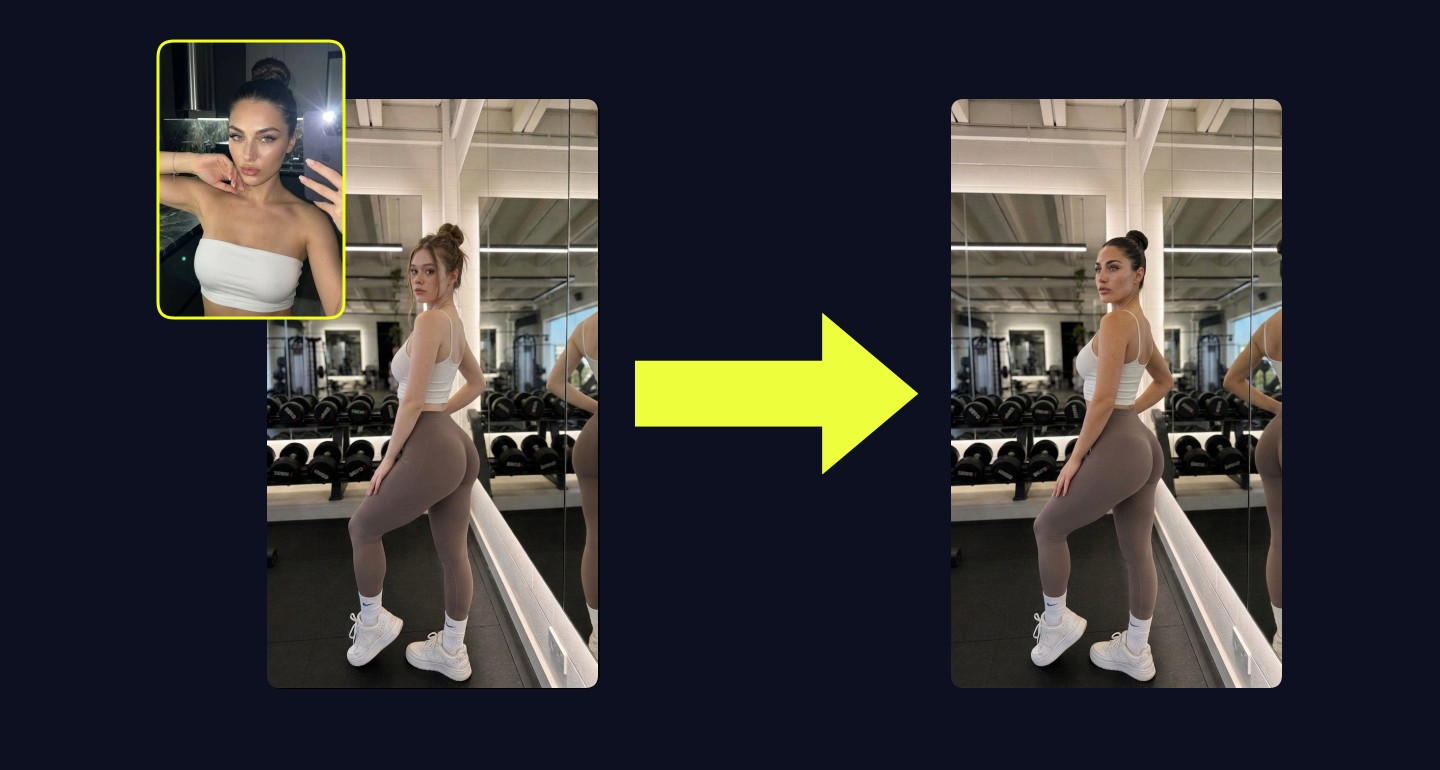 Lily remix walkthrough for Taupe Athletic Set Side Profile at Gym