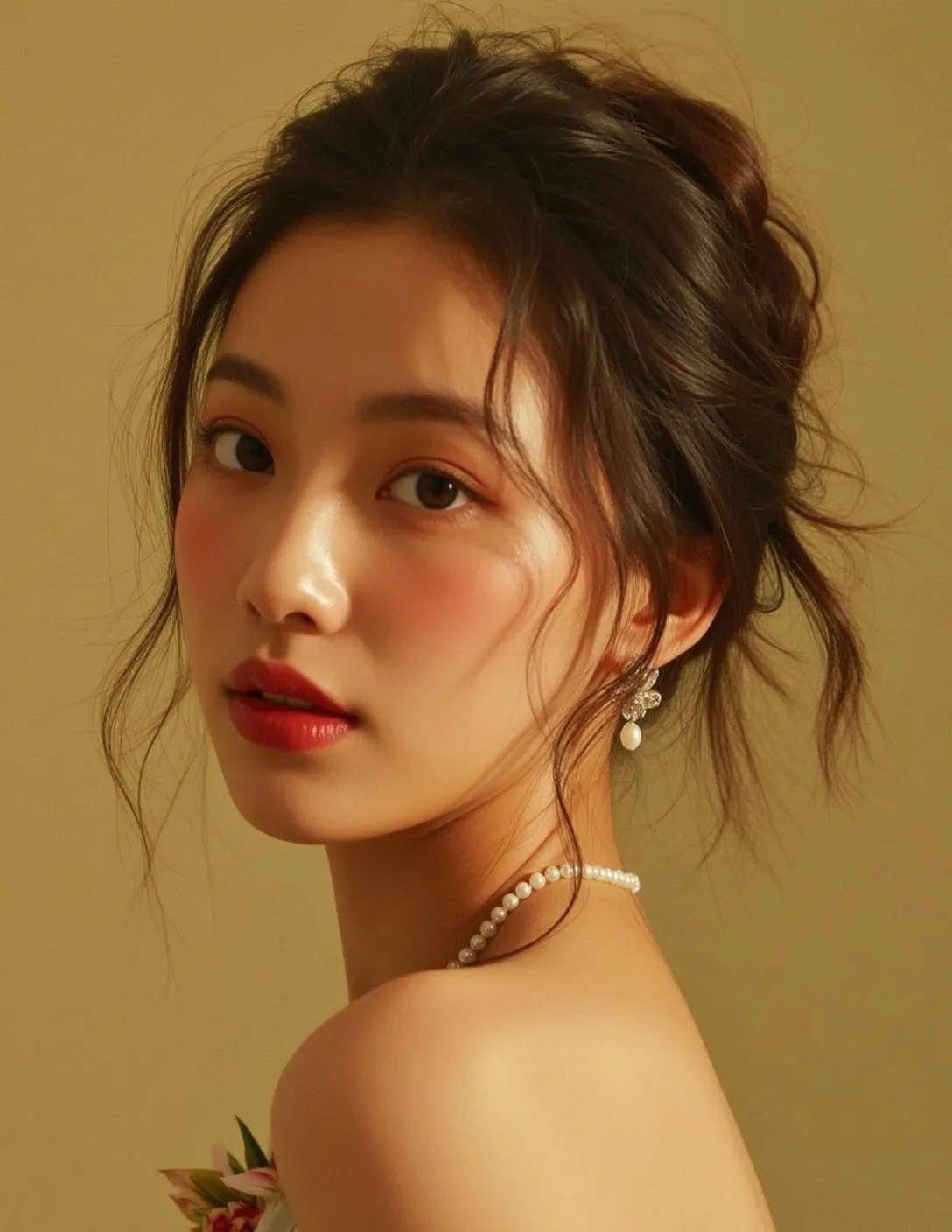 Hair Salon Young East Asian Dark Brown