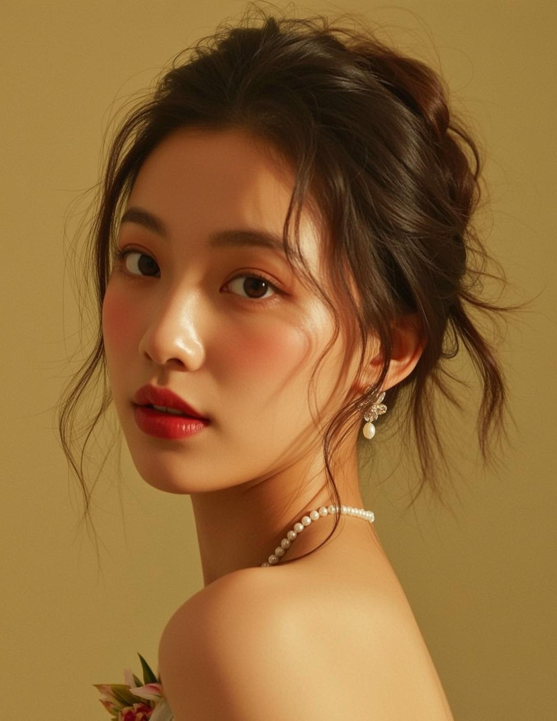 Hair Salon Young East Asian Dark Brown