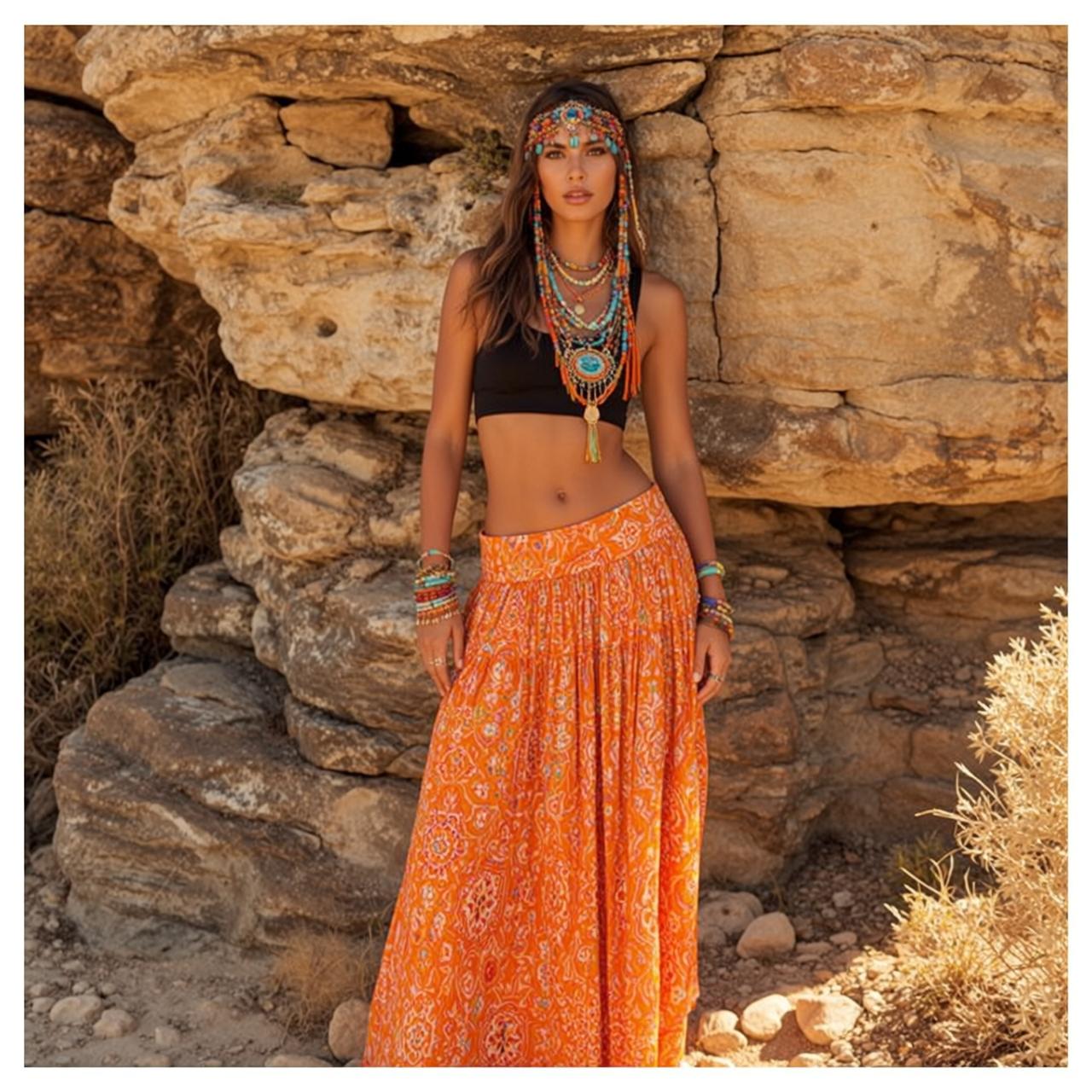 Desert Skirt Boho Portrait