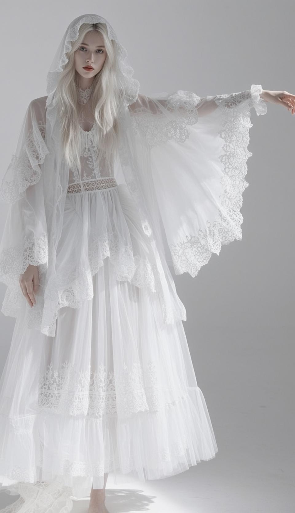 Lace Corset Tulle Veil Studio