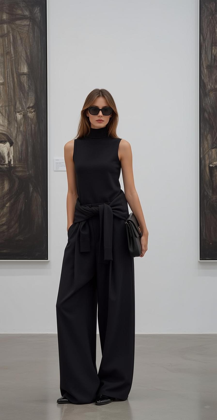 Fashion Week Young Medium Length Brown Hair