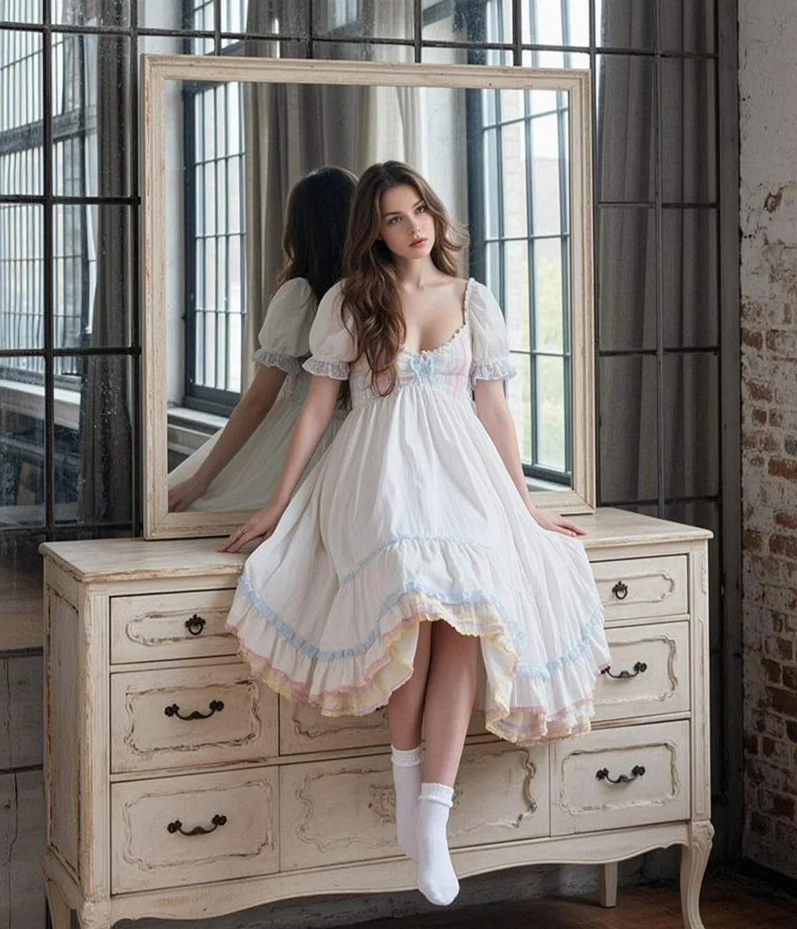 Rings In Dress Portrait