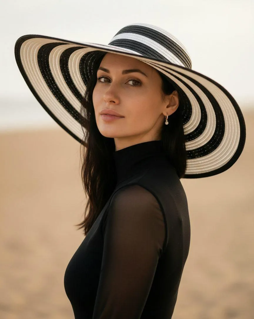 Earrings In Beach Portrait