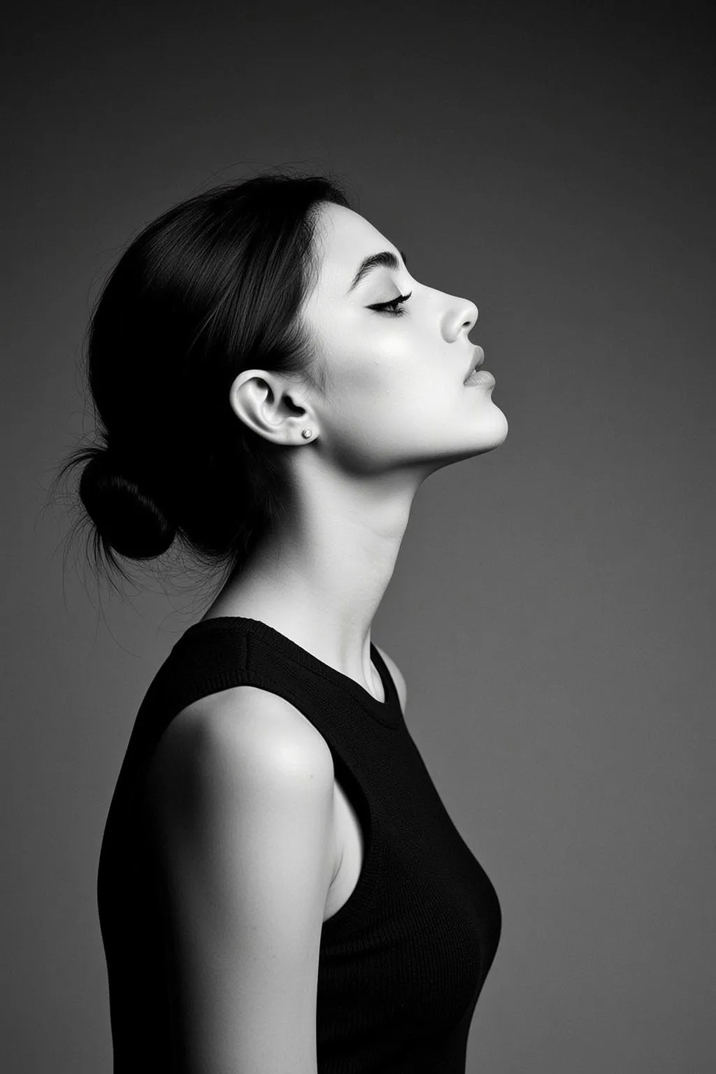 Makeup And Earrings In Fashion Portrait