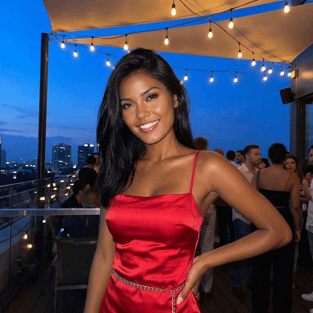 Three Quarter On Outdoor Rooftop Terrace During
