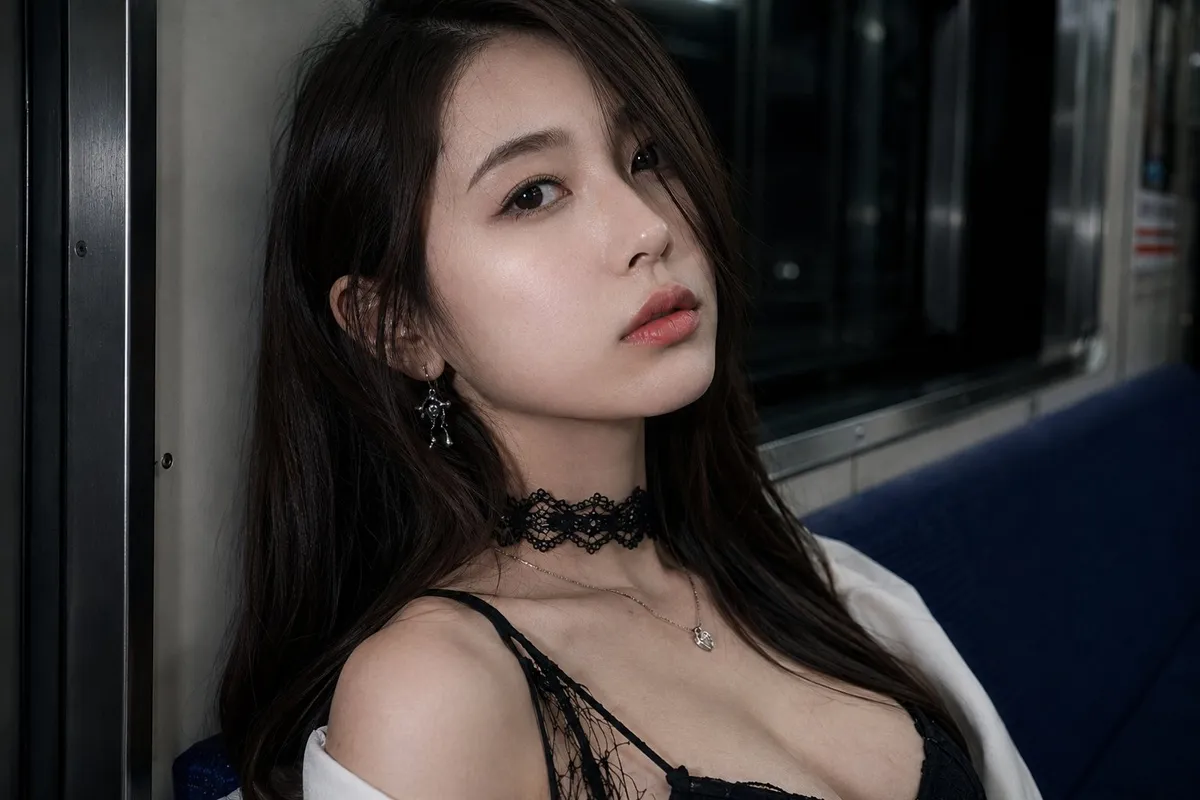 Necklace On A Subway