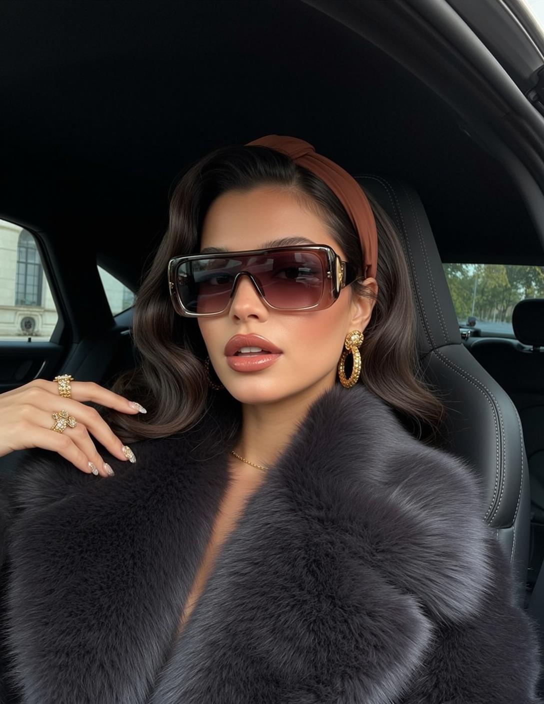 Fur Coat Driver Seat