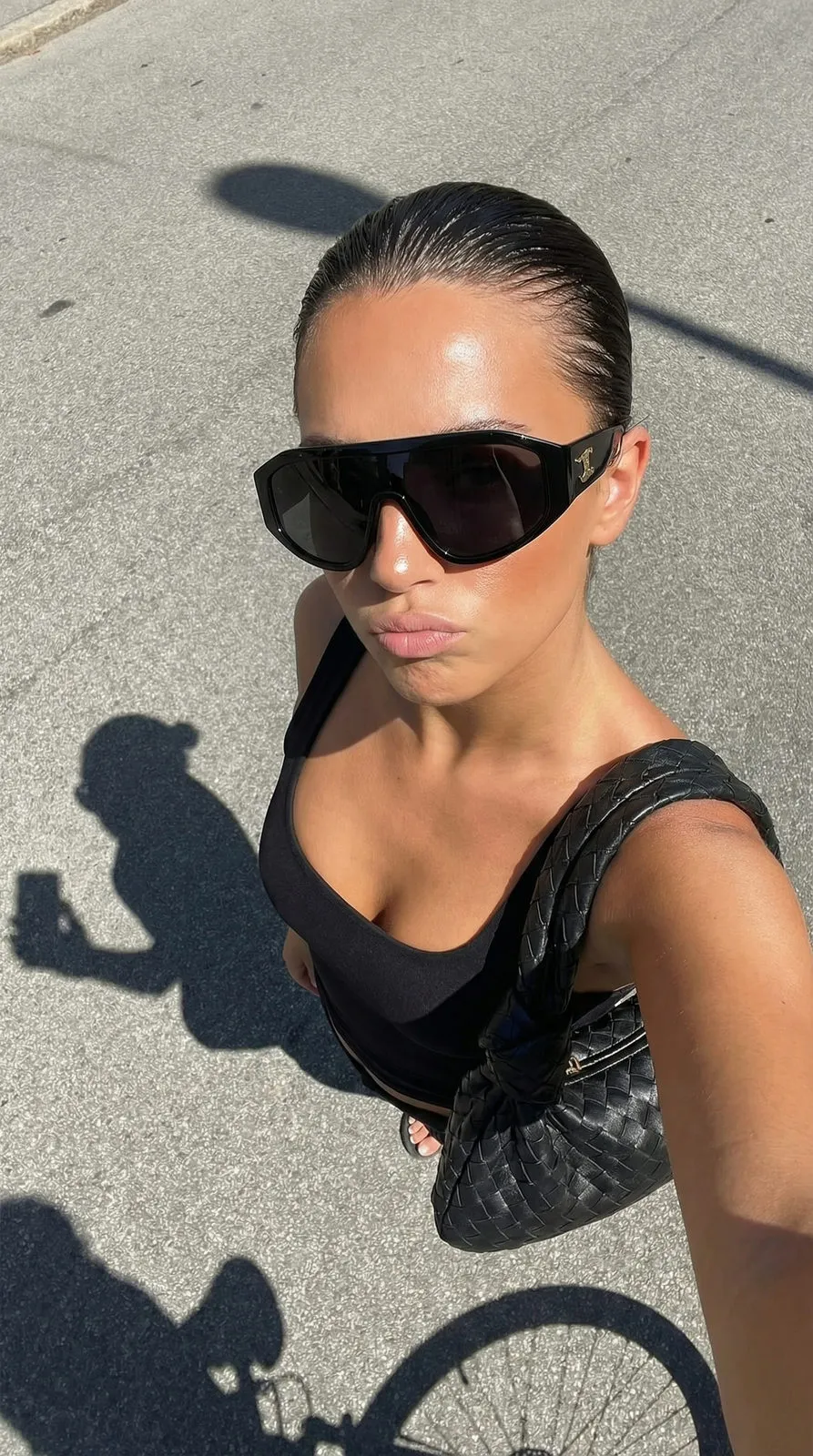 Sunglasses In Fashion Portrait