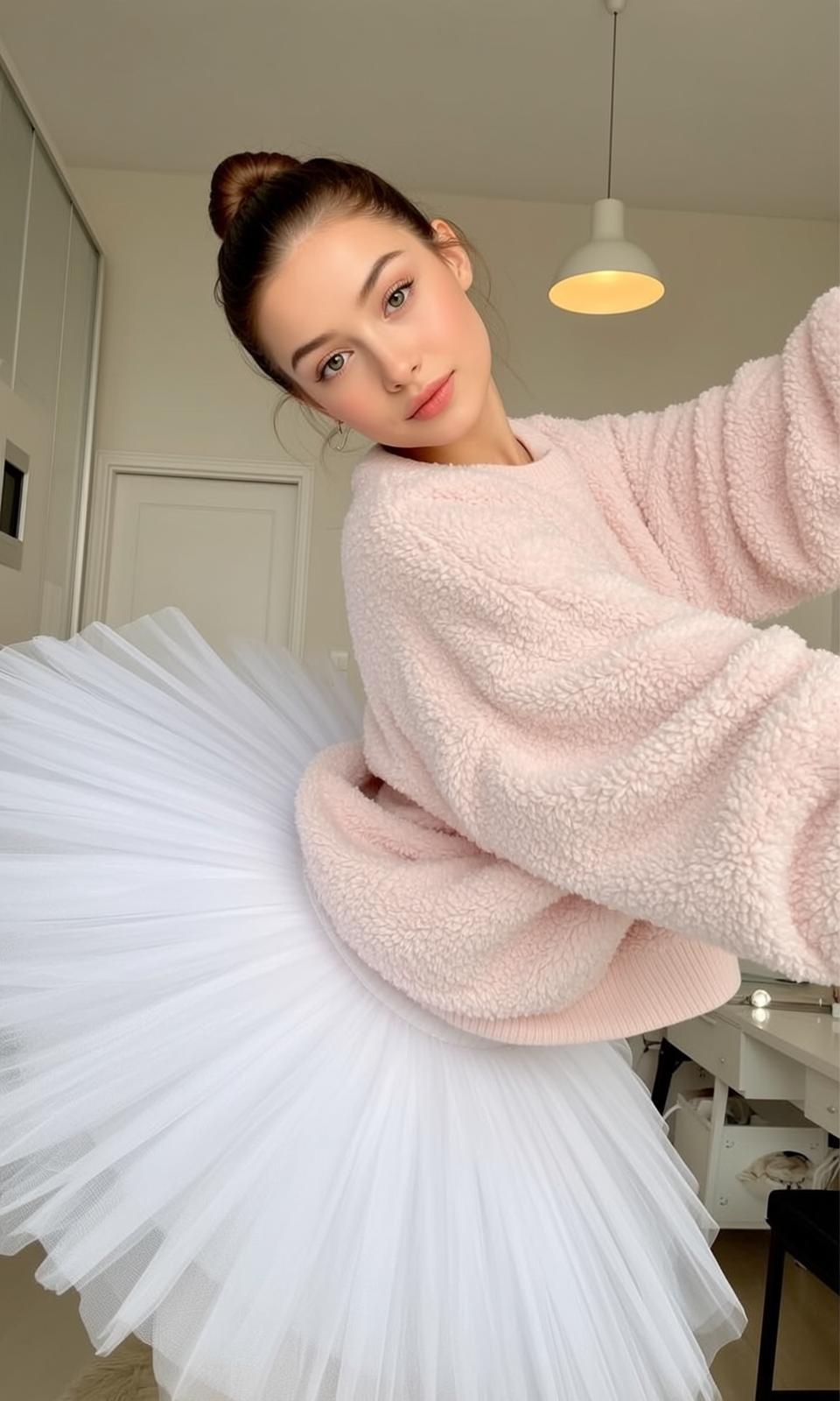 Balletcore Captured Medium Angled Slightly Towards Her