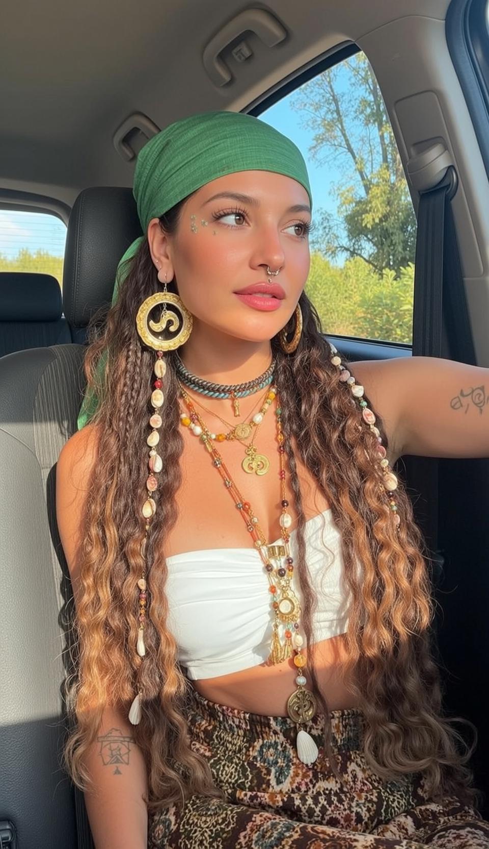 Bohemian Woman Beach Braids Shells Necklaces