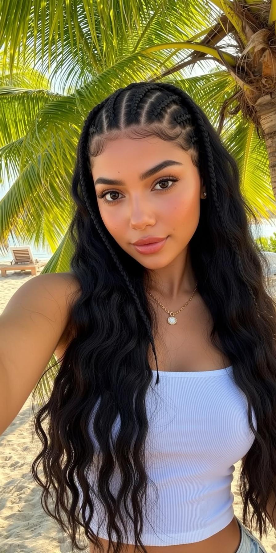 Explore Captured Selfie-style Close-up Facing Slight Head