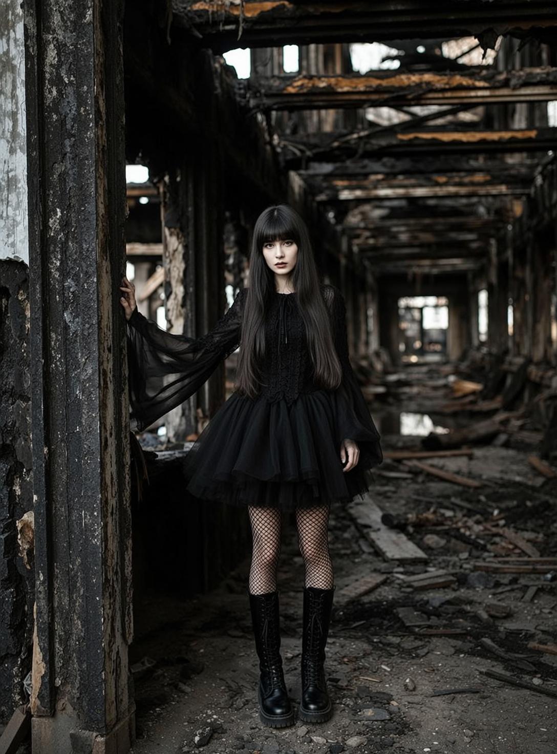Abandoned Building Dress