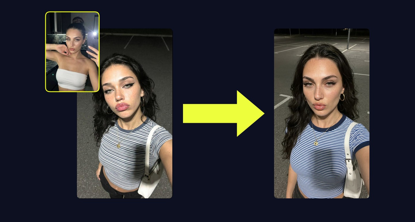 Lily remix walkthrough for Makeup Earrings And Necklace In Selfie Portrait