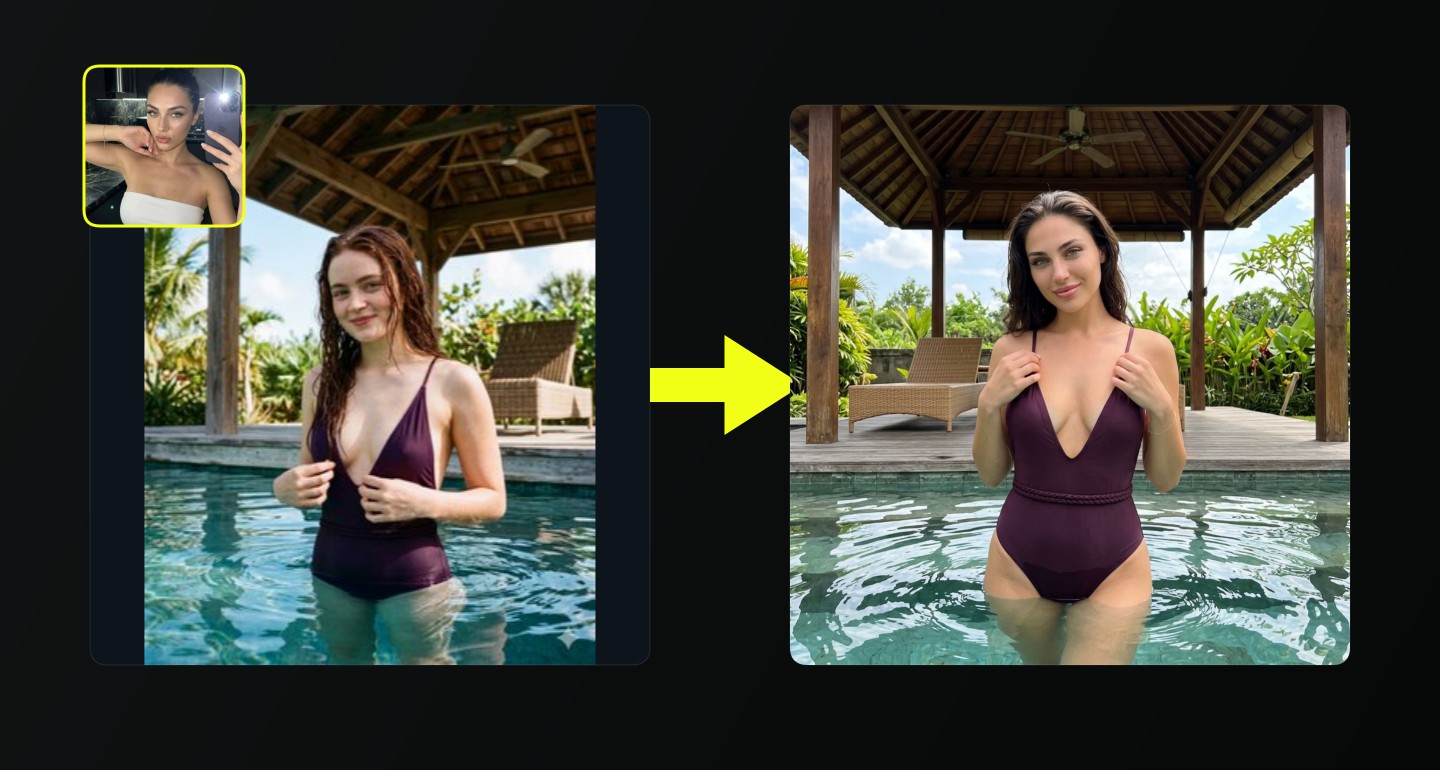 Lily remix walkthrough for Plum Swimsuit Pool Water Pavilion