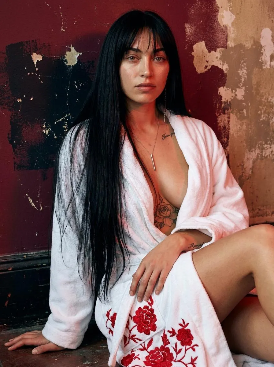 Three Quarter With Long Straight And Bangs