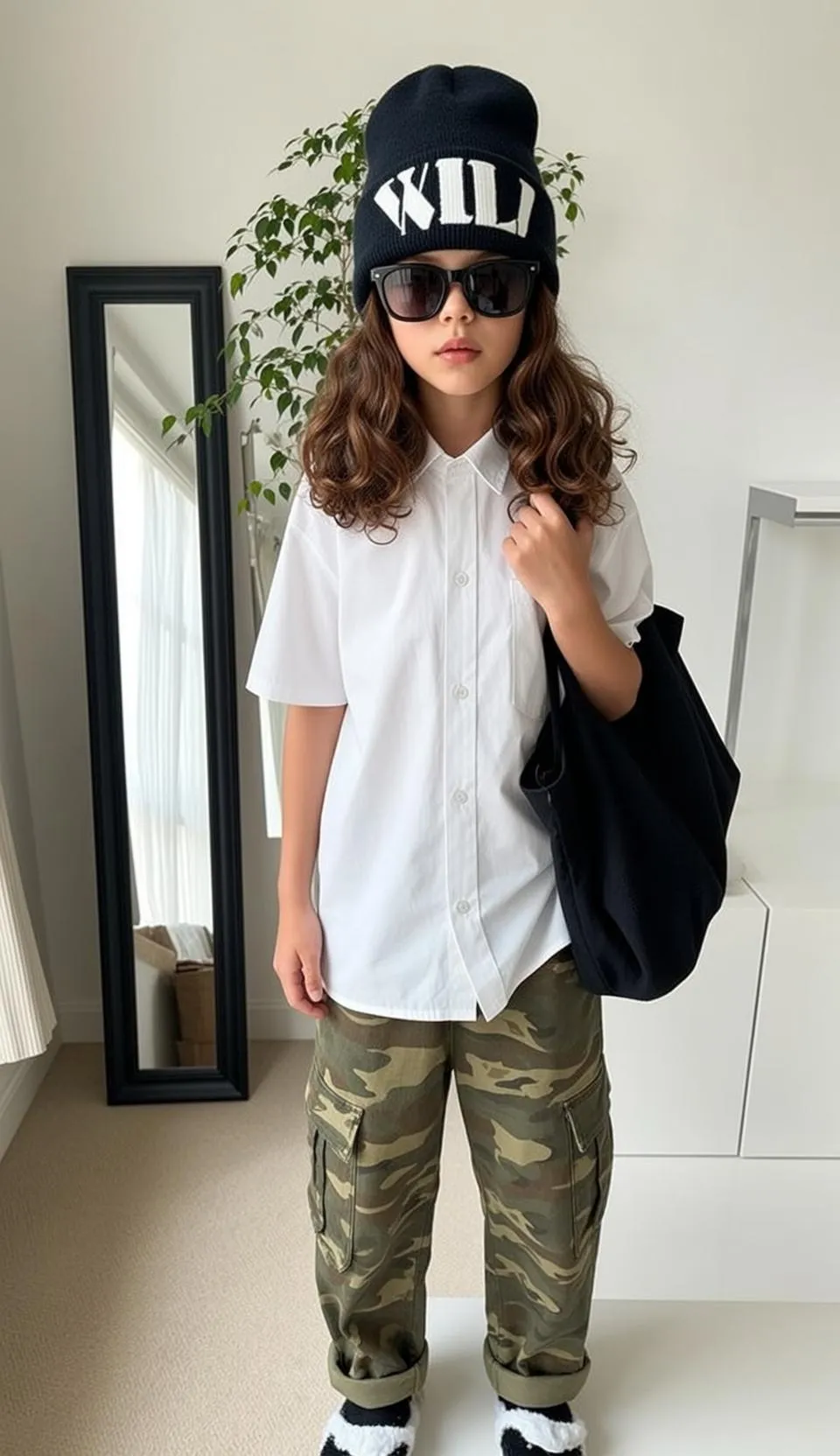 Sunglasses In An Indoor Portrait