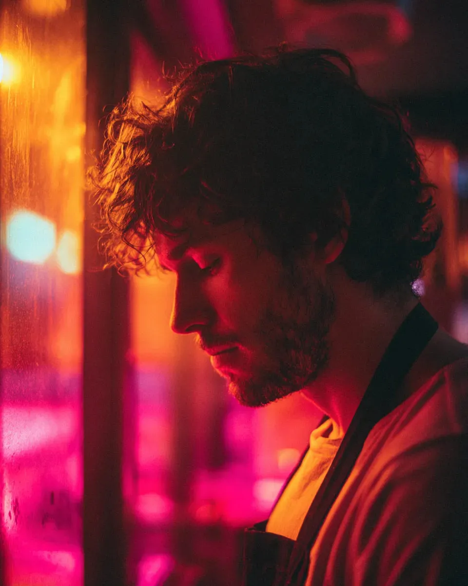 Neon Pink Urban Portrait