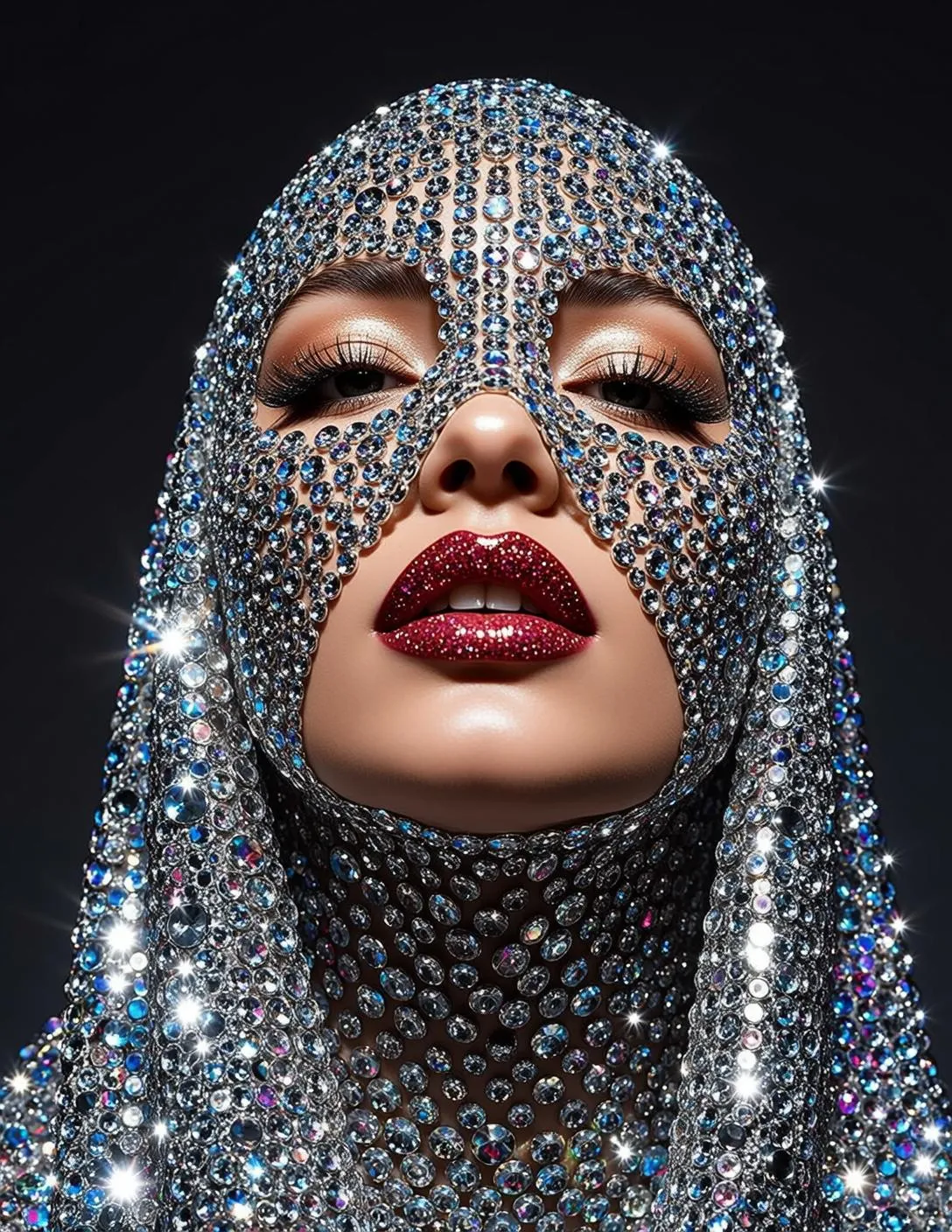 Crystal Bodysuit Studio Portrait