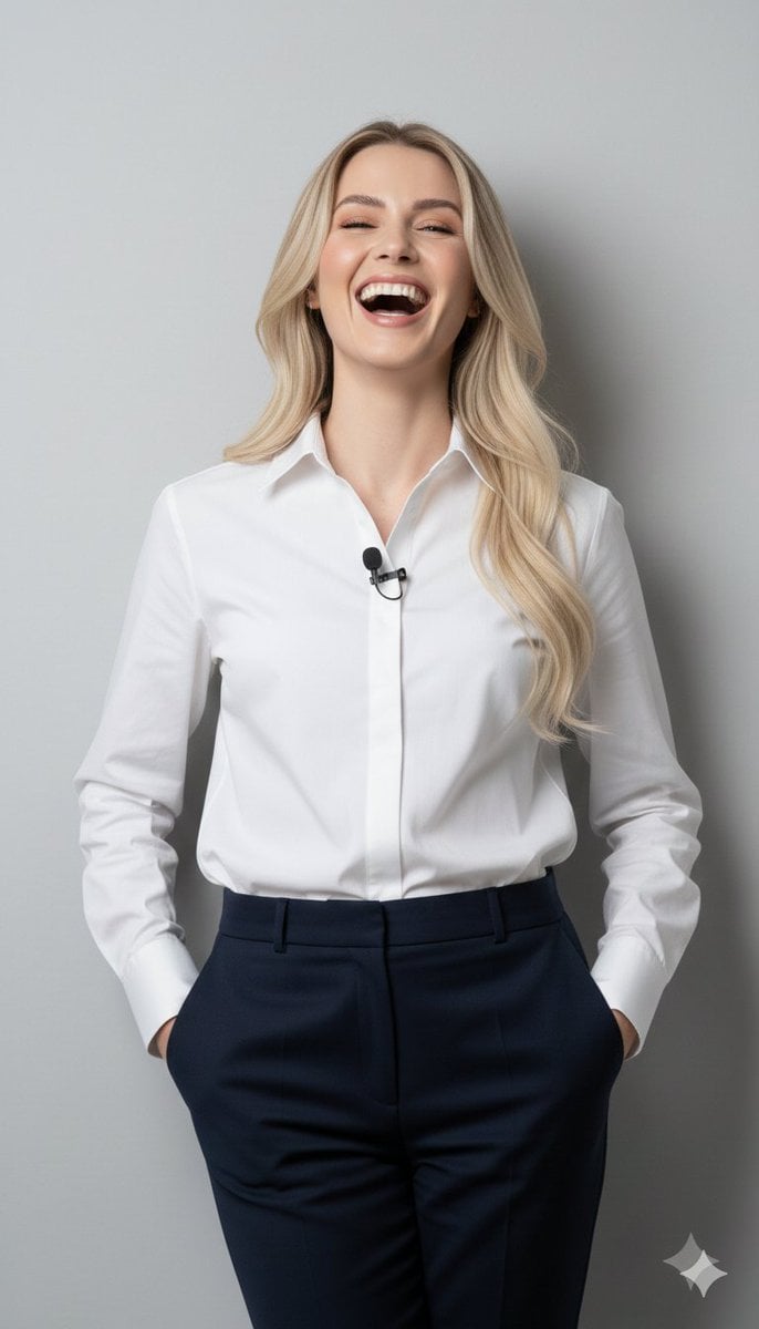 Crisp White Button Down Social Shirt Small In Moment Genuine