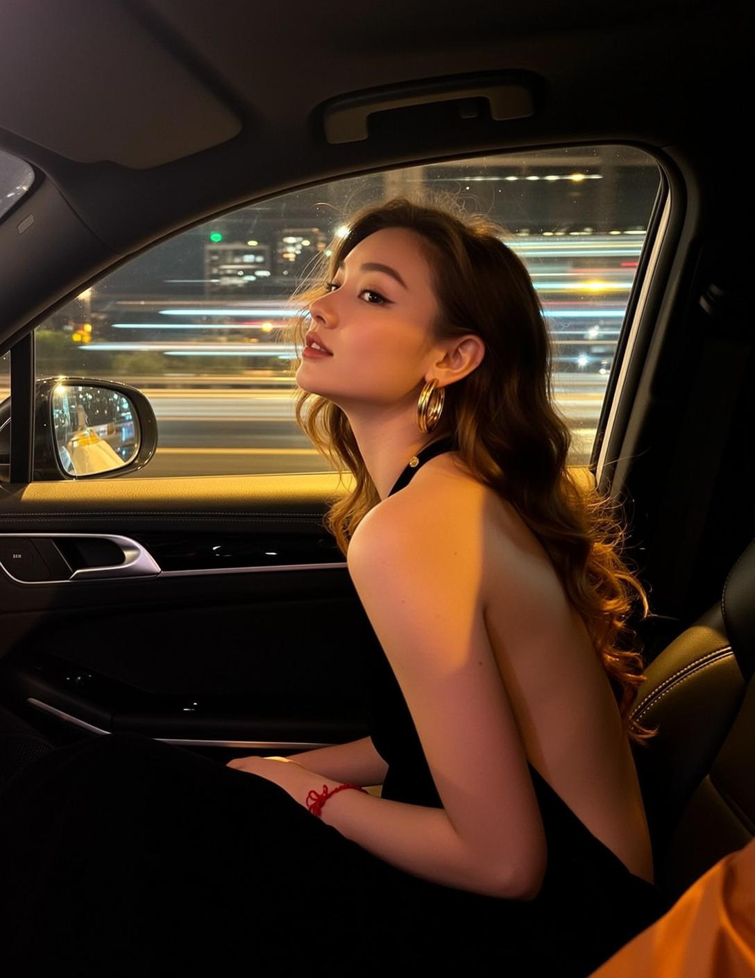 Explore Seated Passenger Seat Car Looking Upwards