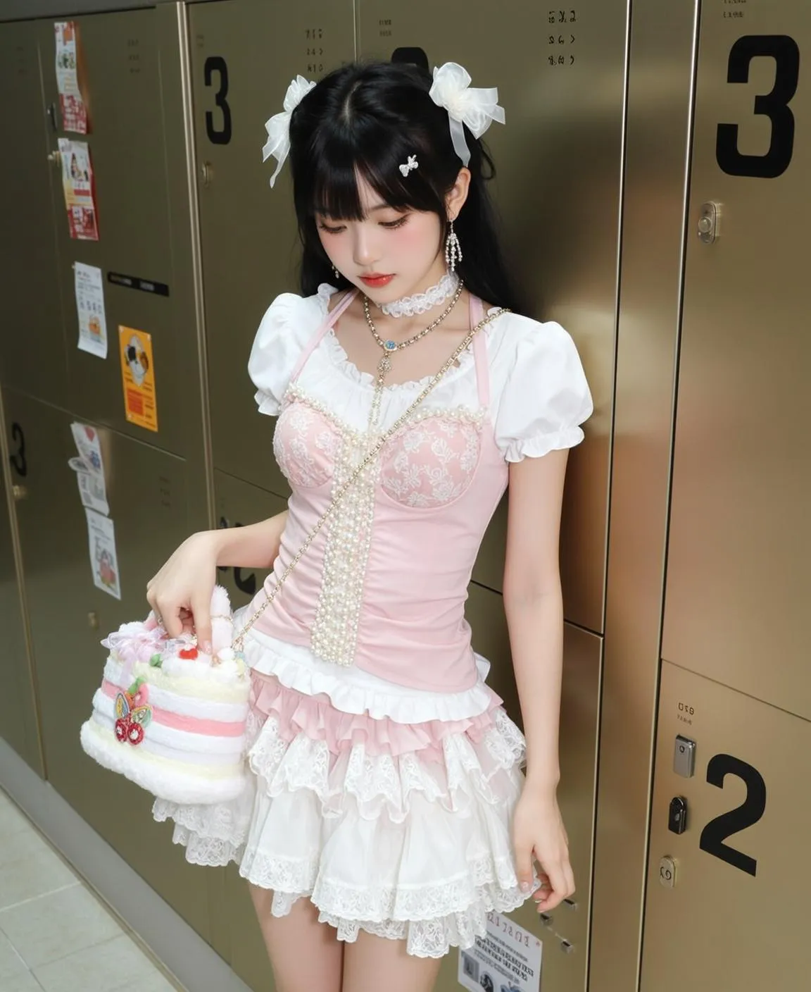 Necklace In A Hallway