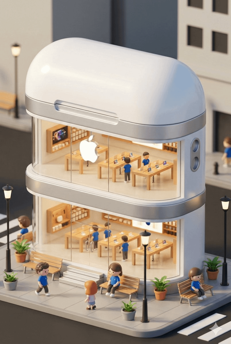 Chibi Concept Store Miniature Cityscape Urban Scene