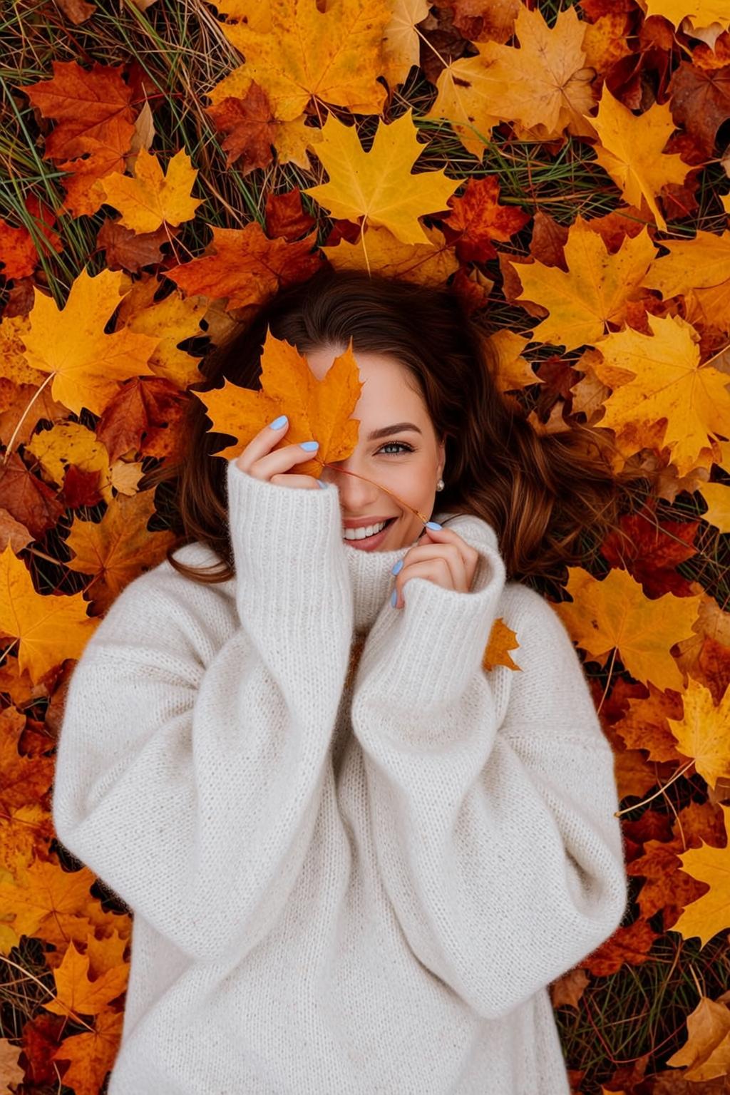 Autumn Young Long Wavy Brown Fair Chunky
