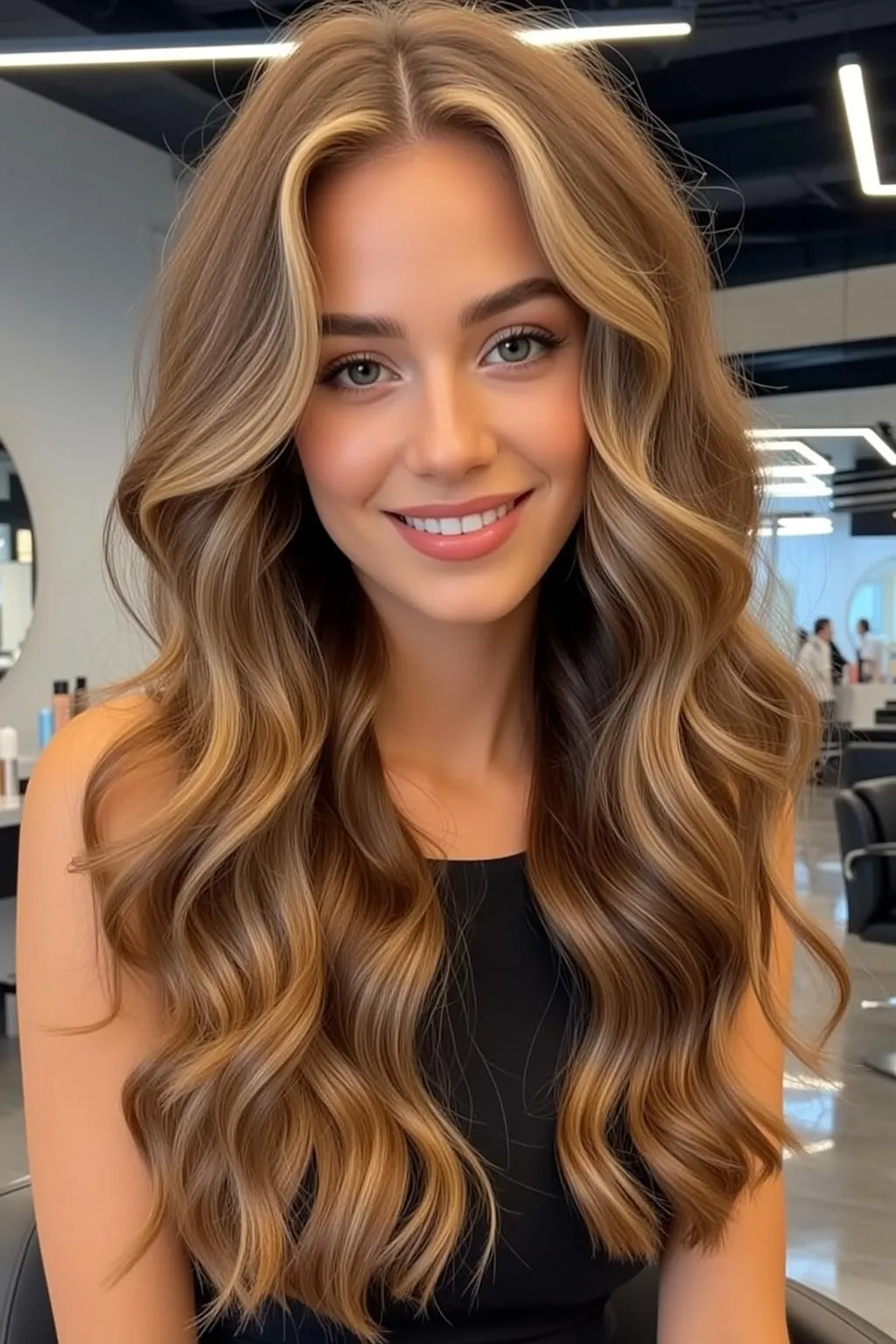 Salon Smile Black Top