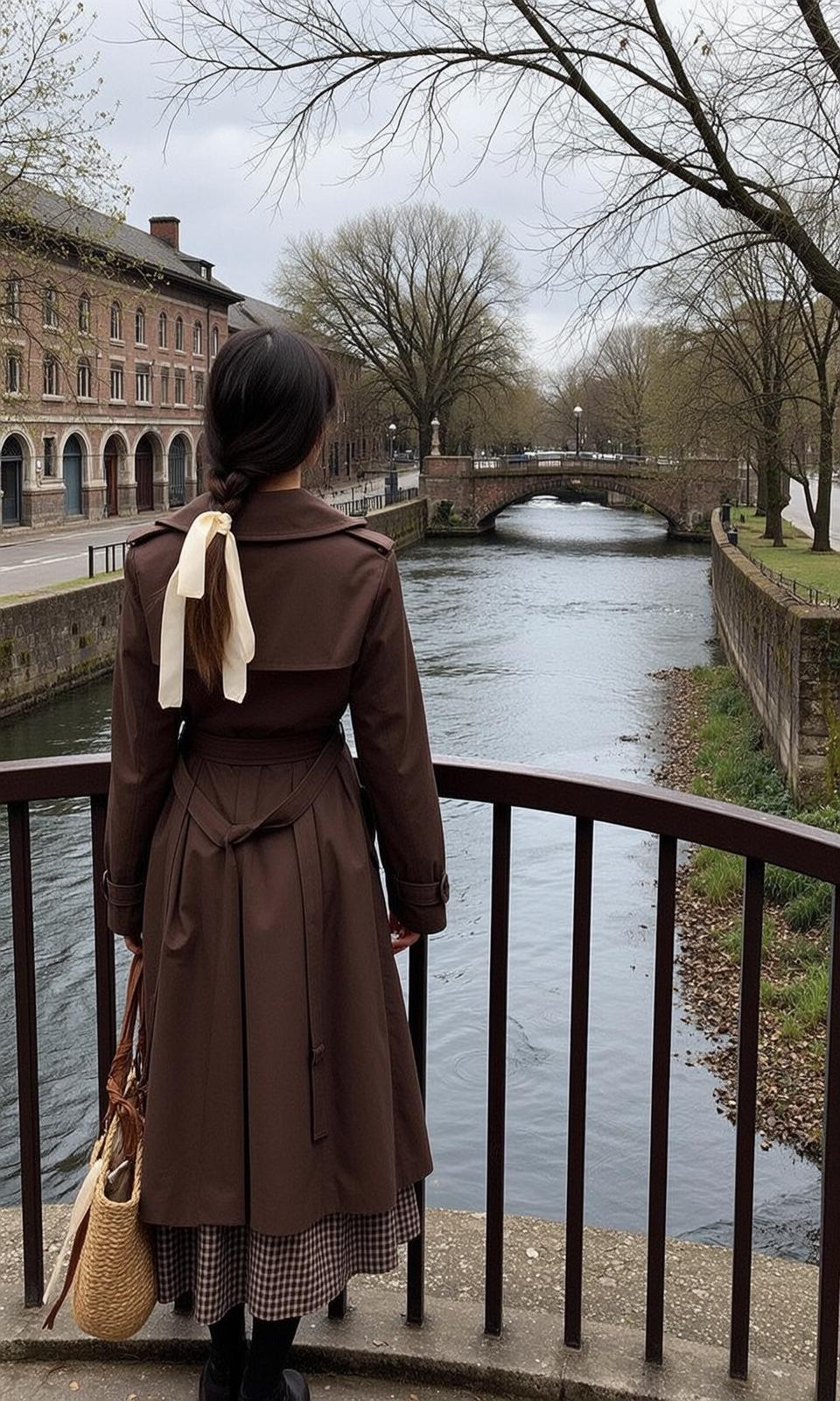 Canal Trench Coat View