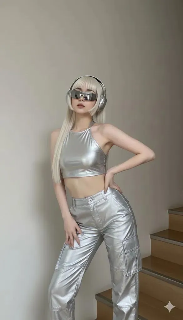 Sunglasses In A Futuristic Fashion Portrait