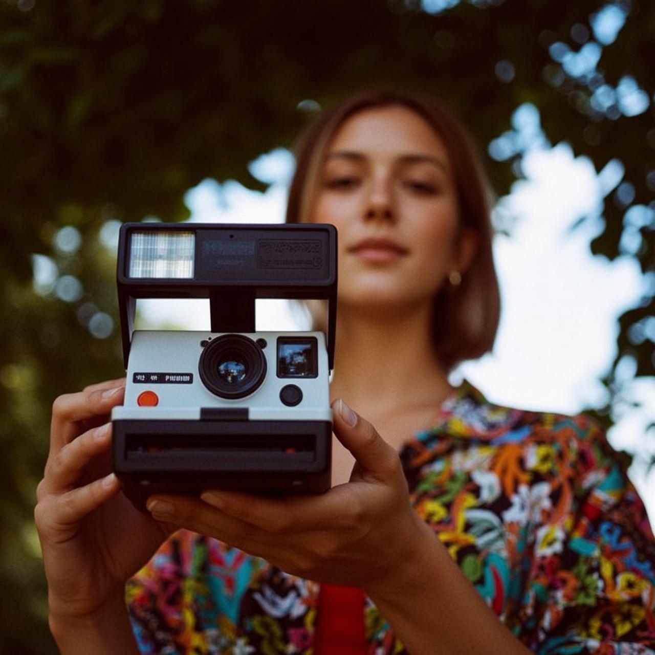 Vintage Camera Red Shirt